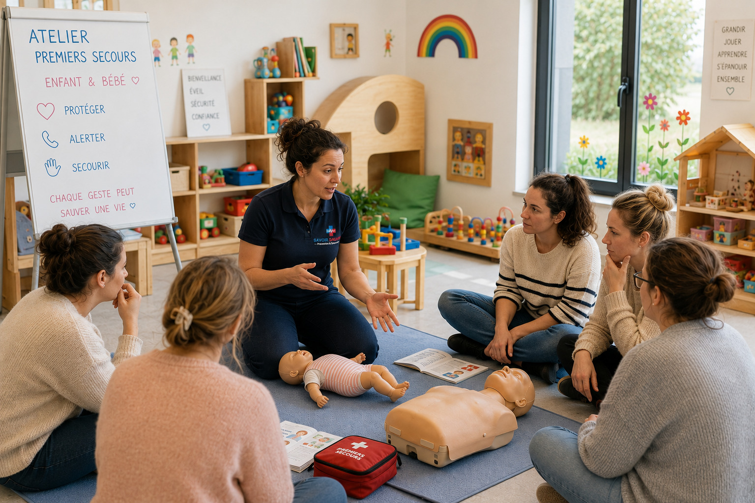 Formation aux premiers secours pour les professionnels de la petite enfance